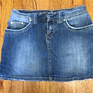 Hydraulic Jean skirt